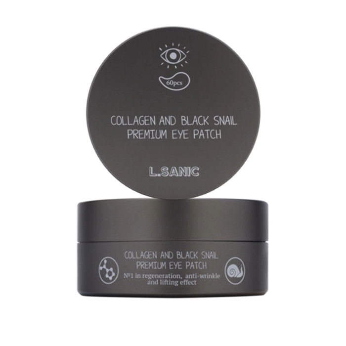 Гидрогелевые патчи с коллагеном и муцином черной улитки L.SANIC COLLAGEN АND BLACK SNAIL PREMIUM EYE PATCH